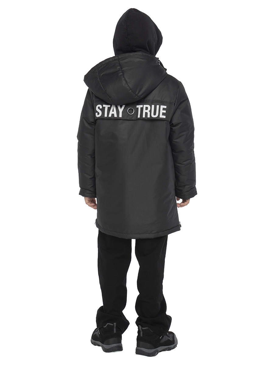 картинка Куртка для мальчика М-359 Черный от магазина ОЛМИ